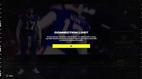 madden 24 connection error|madden nfl 24 server connection.